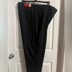 Ladies Black Ankle Dress Pants.  Ladies plus size.